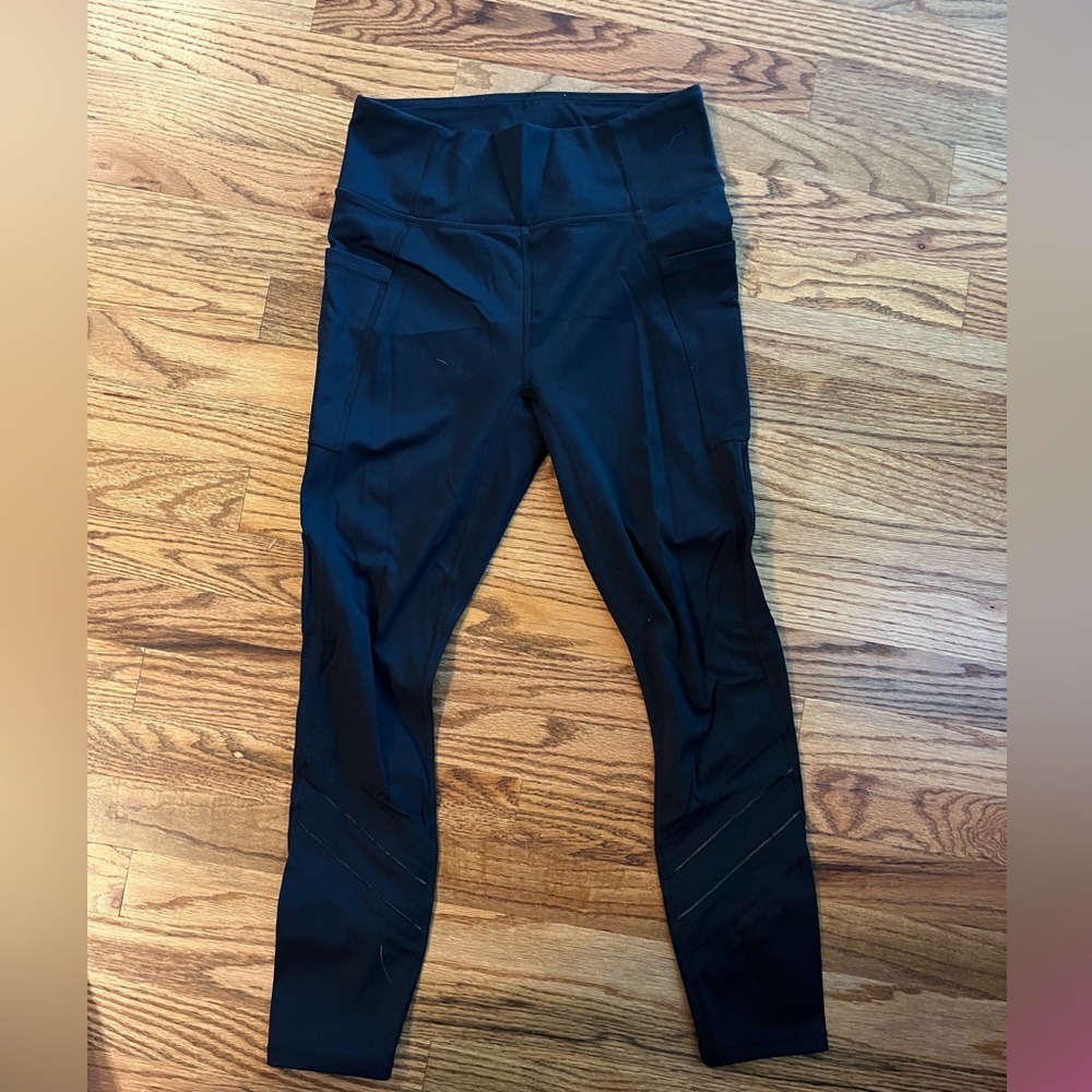 black fabletics leggings